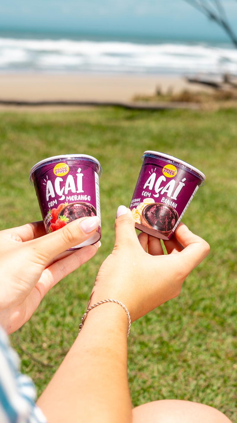Açaí Nosso Fruto na praia